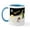 White/Blue Inside, variant on CafePress - Night Flight/Cavalier #2 Mug - 11 oz Ceramic Mug - Novelty Coffee Tea Cup