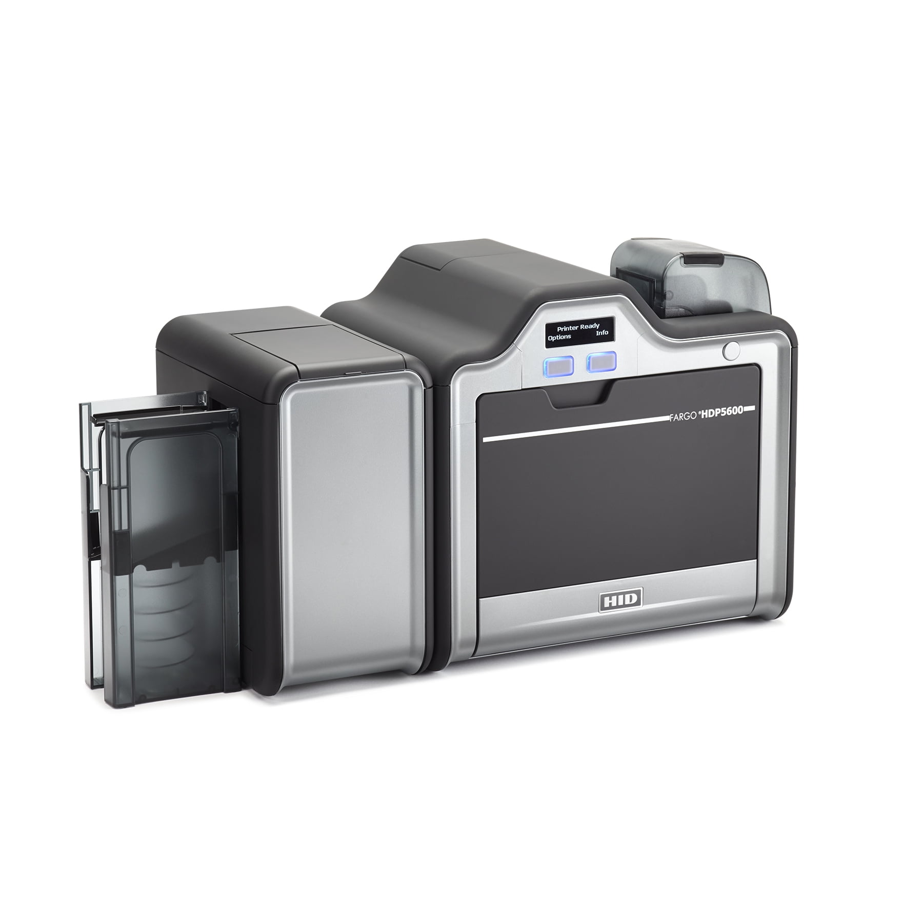 Fargo HDP5600 Dual-Sided ID Card Printer – 600 dpi, Reverse Transfer, Ethernet/Bluetooth/USB, Lamination Capable