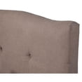 thumbnail image 3 of Alpine Furniture Amanda Upholstered Platform Bed, Multiple Sizes, 3 of 4