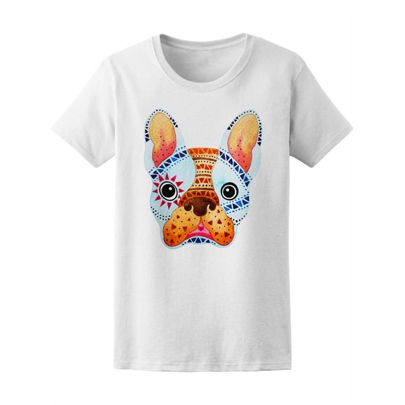 French Bulldog Shape Art Tee Women's -Image by Shutterstock