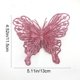 thumbnail image 3 of Paquete de 10 adornos de mariposas brillantes para árbol de Navidad, guirnaldas, decoraciones de boda, coronas, cajas de regalo y decoraciones para fiestas., 3 of 6