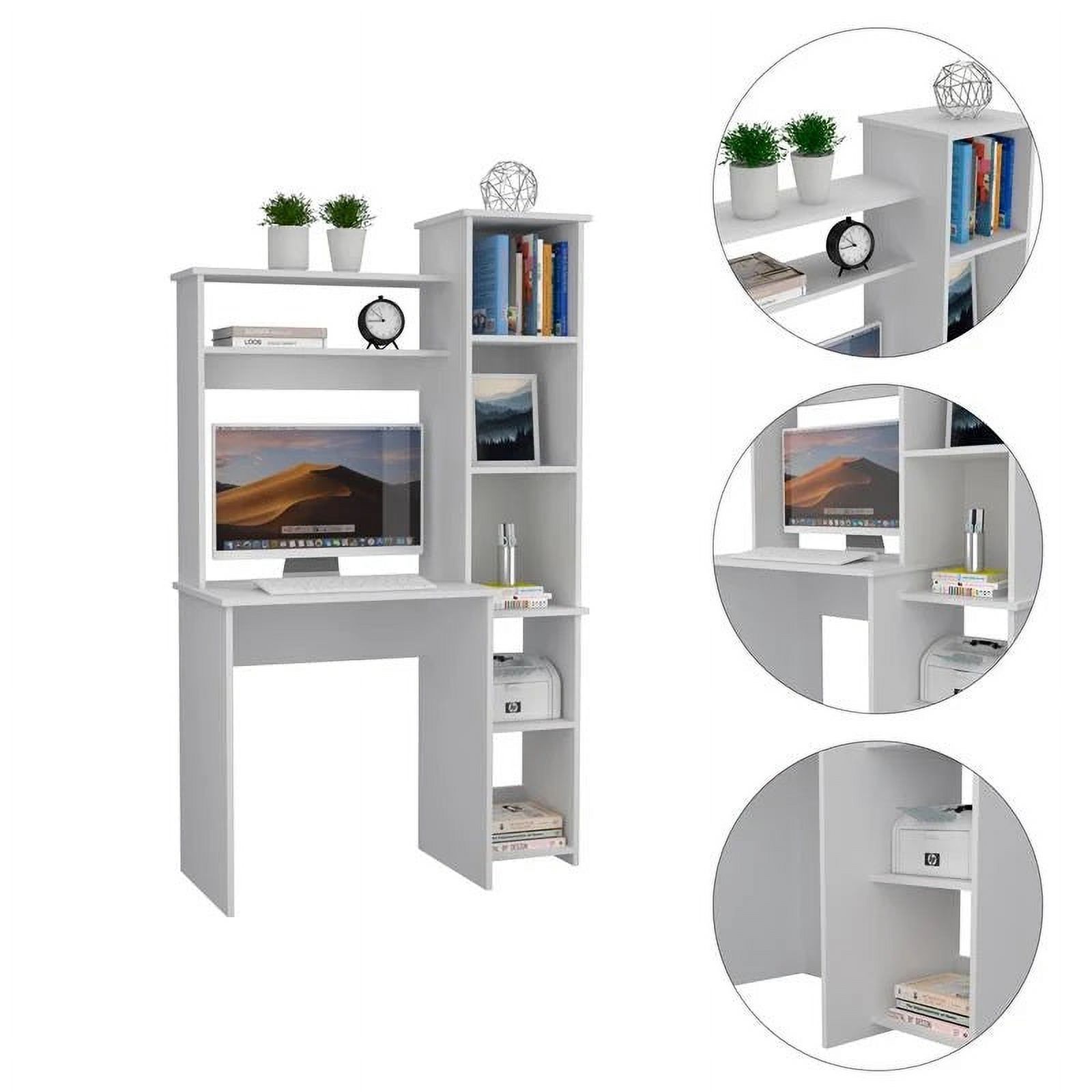 Boahaus Yerevan Computer Desk (White)