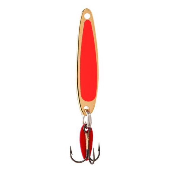 Bay De Noc 2FOG Jig Suédois pour Boutons 1 Pouce, 1/10 Once, Orange Fluorescent/or