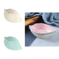 thumbnail image 1 of Dipping Dish Leaves Shape Japanese Style Smooth Edges Stackable Non Slip Bottom Serving Burrs Free Multipurpose Mini Plastic Seasoning Dish for Dining Room, 1 of 8
