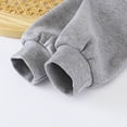 thumbnail image 6 of Girls Button Up Sweatshirt Kids Casual Crew Neck Sweatshirt Girl Long Sleeve Shirts Tunic Tops 1-16 Years Gray 2-3 Years, 6 of 8