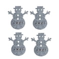 thumbnail image 2 of Naiovety de Navidad Cubiertos Bolsa Sacos Vajilla única Titular Organizador Ligero Encantador Pequeño Vajilla de Navidad Bolsas Cocina Kits de decoración para fiestas Gris claro Naiovety HA068999-02, 2 of 6