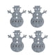 thumbnail image 2 of Ounissouiy de Navidad Cubiertos Bolsa Sacos Vajilla única Titular Organizador Ligero Encantador Pequeño Vajilla de Navidad Bolsas Cocina Kits de decoración para fiestas Gris claro Ounissouiy HA068999-02, 2 of 6