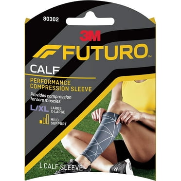 Futuro Sport Performance Compression Calf Sleeve, Large/X-Large