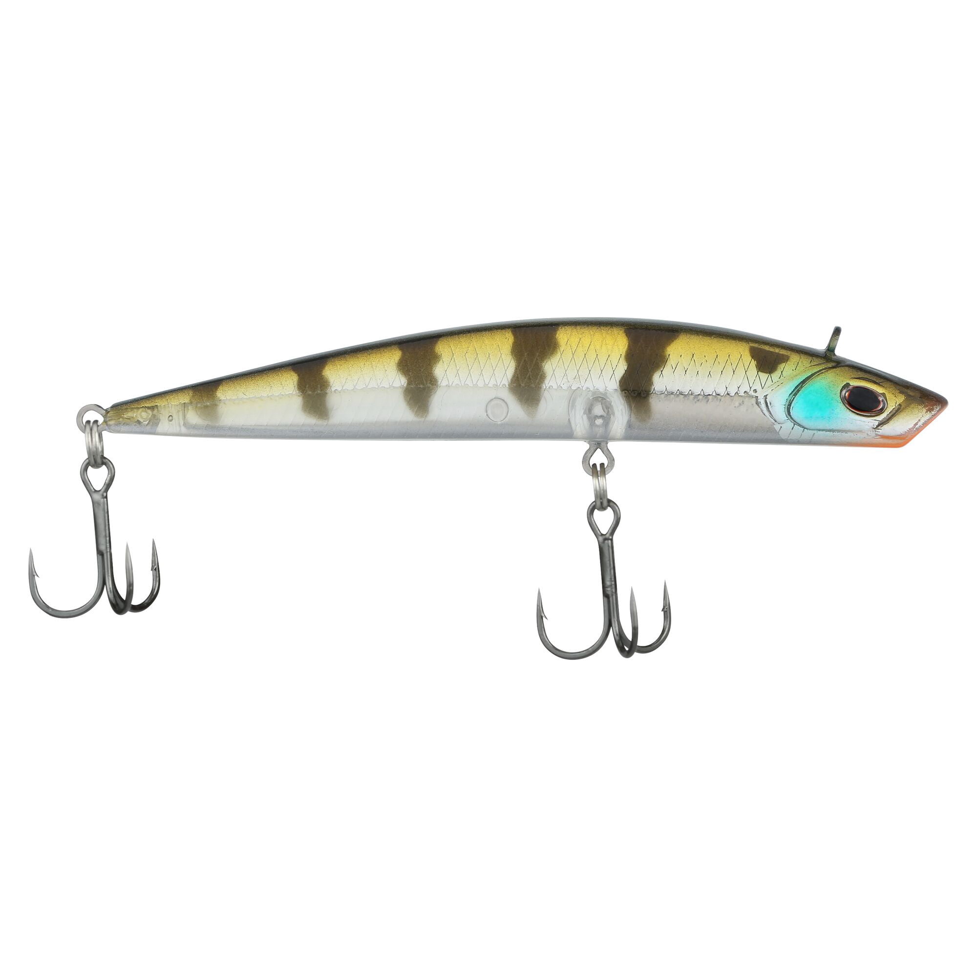 Berkley Finisher, 3.5 in, Glide Baits, Ghost Chrome Gill (1 Count)