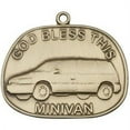 thumbnail image 3 of Antique Gold God Bless This Mini-Van Keychain, 3 of 4