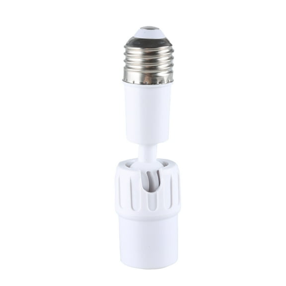 E27 to E27 Socket Extender Rotatable Light Fixtures Adapter for LED Incandescent Fan Camera Rotatable Light Fixtures