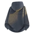 thumbnail image 4 of Mens Hoodies Pullover Sevevn Men's Long Sleeved Hoodie Striped Hooded Sweatshirt Pullover Top, 4 of 4