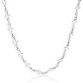 thumbnail image 2 of Lancharmed Silver Plated Necklaces for Women Glossy Cross Necklace Birthday Gifts for Women Friendship, 2 of 7