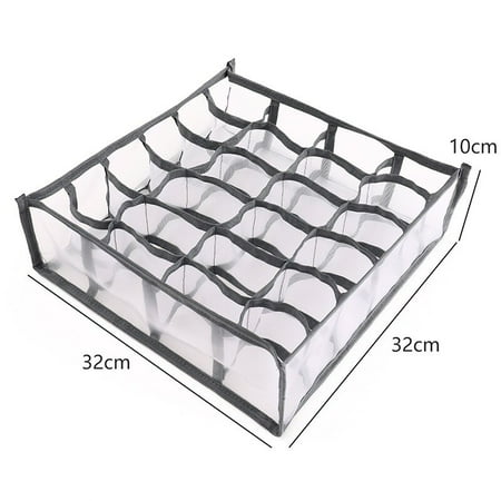 

Bra Underwear Organizer Box Drawer Wardrobe Organizer Box Underwear Scarf Socks Bra Tie Drawer Dividers 8/13/24 Grid