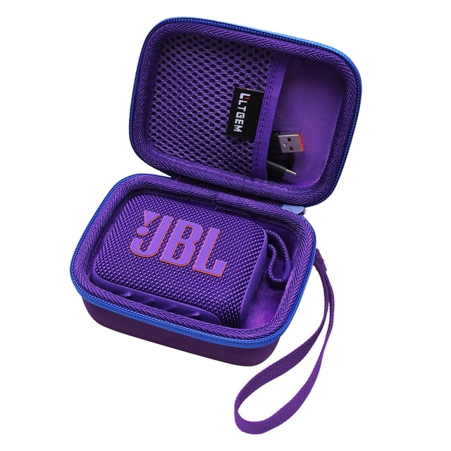 Funda LTGEM para JBL Go 4, Go 3, Go 3 Eco impermeable, color morado