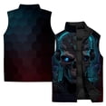 thumbnail image 4 of Chaleco sin mangas para hombre, chaqueta deportiva para exteriores, ciclismo, cortavientos, estampado animal 3D, chaqueta con cremallera a la moda para hombre, abrigo, ropa, 4 of 4