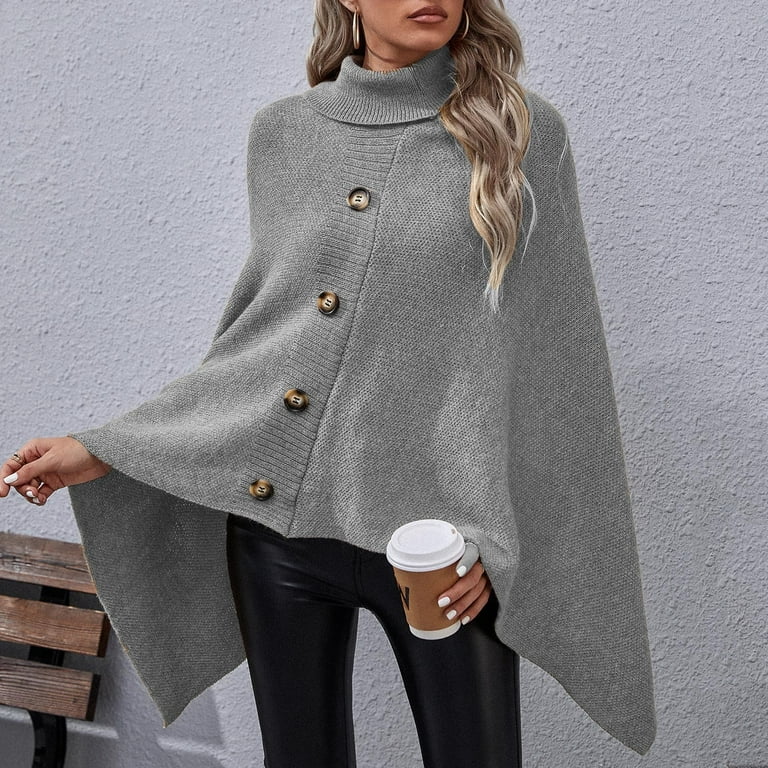 Sweater cape jacket clearance