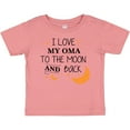 thumbnail image 3 of Inktastic I Love My Oma to the Moon and Back Boys or Girls Baby T-Shirt, 3 of 5