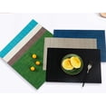 thumbnail image 2 of LINLIN Placemats, 4Pcs PVC Washable Placemats for Dining Table Mat Non-Slip Placemat Set in Kitchen Accessories, 2 of 6