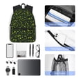thumbnail image 3 of Horeoi Green Branch Olive Print Casual Backpack for School Work Travel Hiking with Laptop Compartment and Side Pockets Lightweight Design, 3 of 6