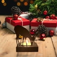 thumbnail image 6 of LEFTHIGH Home Elegant Metal Iron Christmas Deer Candlestick. Attractive Christmas Tabletop Decor with Illuminating Ambiance for Festive Home Christmas Decoration Home, 6 of 6