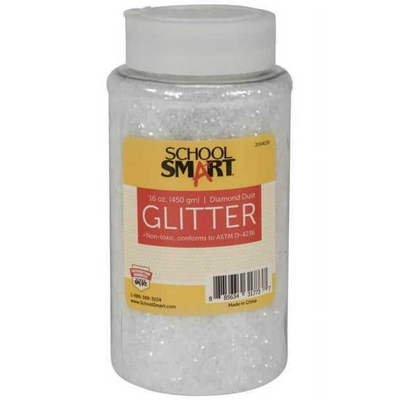 School Smart 2004130 1 oz Jar Diamond Craft Glitter