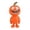 Black D, variant on Halloween Pumpkin Statue Resin Smiling Jack O Lantern Man Decor 7.9 inch 1 Pack Indoor Desktop Ornament for Home Yard Party Halloween Holiday Themed Decoration Festive Gift for Friends