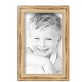 thumbnail image 2 of ArtToFrames 7" x 11" Honey Picture Frame, 7x11 inch Brown MDF Poster Frame (WOM-4085), 4 Pack, 2 of 8
