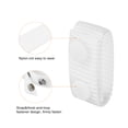 thumbnail image 4 of Unique Bargains Belt Keeper, Nylon Webbing Loop Holder with Double Snaps Belt Security Fixing, White 4 Pack, 4 of 6