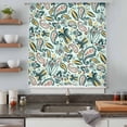 thumbnail image 5 of Boho Sage Green Floral Sheer Curtains 84" Long, Farmhouse Botanical Vintage Paisley Flower Light Filering Curtains, Breathable Simi Curtain Privacy Drapes for Living Room Bedroom Window Treatment, 5 of 9