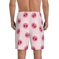 thumbnail image 2 of Balery Cute Pig Nose Men's Cotton Knit Pajama Shorts Waistband & Pockets,Short Pajama Pants-X-Large, 2 of 8