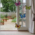 thumbnail image 4 of WM25 Metal Butterfly Wall Decor Outdoor, 4 Pack Hanging Metal Butterflies Wall Art Sculptures, 4 of 6