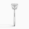 thumbnail image 3 of Dash Jewelry 2.3 Ct Asscher Cut Moissanite Wedding Rings - 14K White Gold Plated Rings -Bridal Stacking Ring for Women's - Causal Office Wear Rings for Her - Anniversary Gifts for Wife, 3 of 6