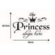 thumbnail image 3 of Princess girl wall sticker European and American decorative color, 3 of 5