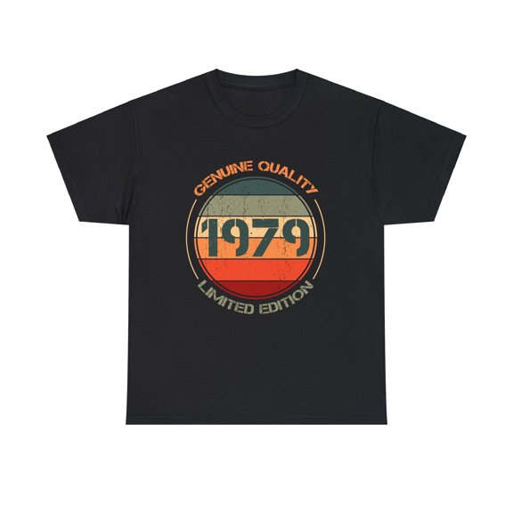 Vintage 1979 T Shirts for Men Retro Funny 1979 Birthday Mens T Shirts Plus Size Big and Tall