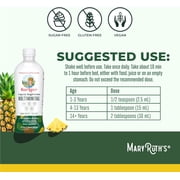 MaryRuth's Family Formulated Liquid Multimineral Supplement for Immune, Hair, Skin, Bone Support, No Melatonin, Pineapple Dream, Ages 1+, 32 fl oz