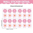 thumbnail image 1 of Vinilos Decorativos Para Pared Juego de pegatinas de pared con diseño de hojas, 1 unidad, autoadhesivas, para dormitorio, sala de estar, entrada y decoración del hogar (rosa). Rkxzt, 1 of 6