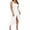White, variant on AXXD Formal Dresses Fashion Casual Solid U-Neck Long Dress Beach Split Dress Loose Fit For Ladies Sexy Dresses For Women Date Night