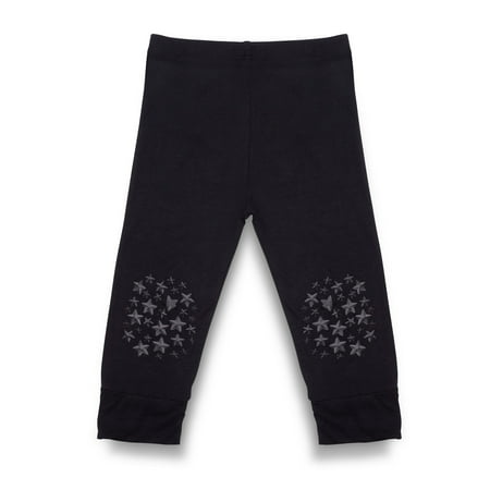 

Go Little One Go Anti-Slip Bamboo Baby Crawling Leggings Pants Fits 6-15 Months (Black)
