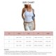 thumbnail image 4 of Top corto para mujer, Top corto sin mangas con tirantes elásticos ajustados, Top corto de punto acanalado para camiseta sin mangas para mujer, 4 of 6
