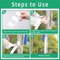 thumbnail image 4 of 4 PCS Tree Trunk Protector-2 Size Plastic Spiral Tree Guard-Tree Bark Protector Tube Wraps to Protect Young Plants from Deer Rabbit, 4 of 5