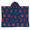 thumbnail image 1 of Spider-Man Silk Touch Hooded Poncho Blanket, 1 of 4