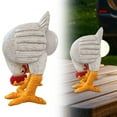 thumbnail image 2 of SSNTSY Chicken Egg lamp Lifelike Rooster Lamp Resin Hilarious LED Desk Lamp for Shelf Bedside Table or Study, 2 of 8