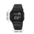 Ckraxd Multi-Functional Digital Alarm Watch, Water-Resistant Outdoor ...