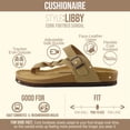 thumbnail image 2 of Cushionaire Libby Braided Cork Footbed Summer Sandals for Women with Adjustable Buckle and Arch Support, 2 of 24