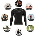 thumbnail image 3 of Chandails de Compression pour Hommes à Manches Longues, 3 of 3