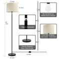 OUTON Floor Lamps for Living Room with Remote Control, 4 Color