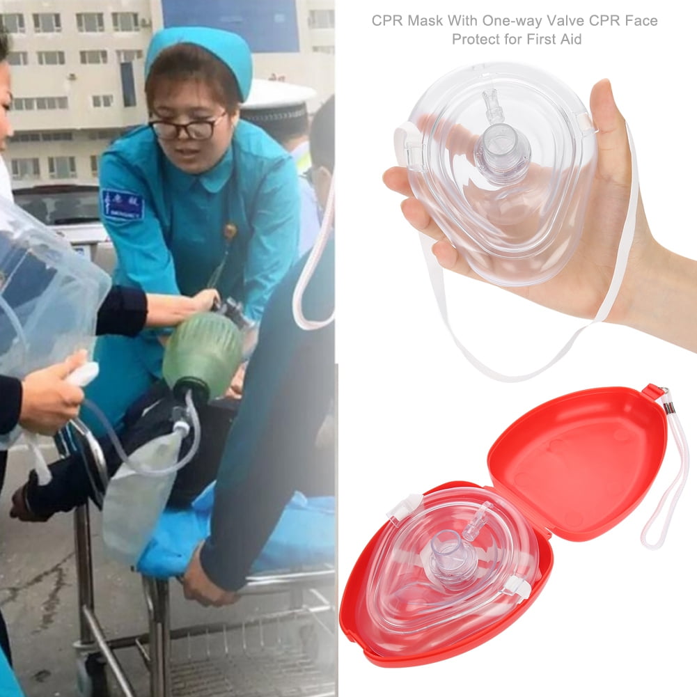 Первая маска первой помощи. Реанимационная маска для искусственного дыхания. Маска для искусственного дыхания с клапаном. Маска для осуществления искусственного дыхания (CPR). Маска для неотложной помощи.