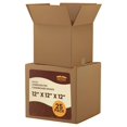 12 x 12 x 12 Inch Medium Corrugated Cardboard Boxes 25 Pack Single Wall ...