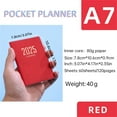 thumbnail image 2 of A7 Compact Notebook Organizer with Daily Planner Pages, Lightweight for Travel Journaling or Scheduling, Ideal for Students and Professionals, 2 of 2